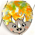 Summer Camp-Triceratops Plate