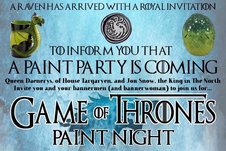 Game of Thrones Paint Night