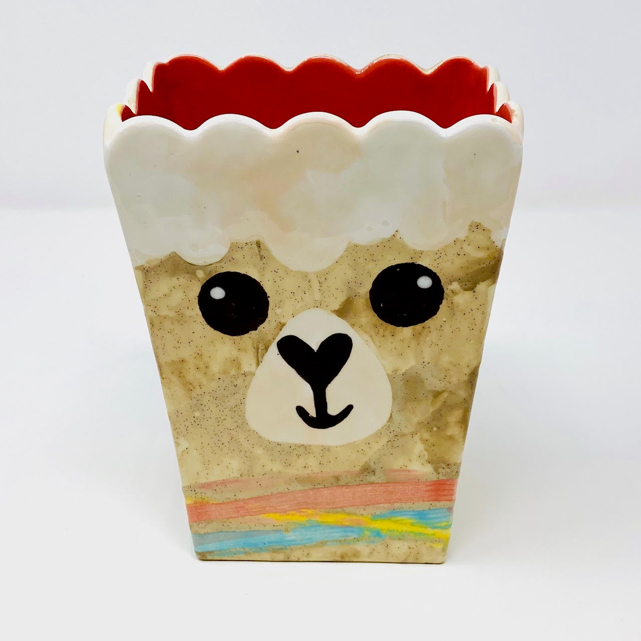 Summer Camp-Llama Popcorn Bowl
