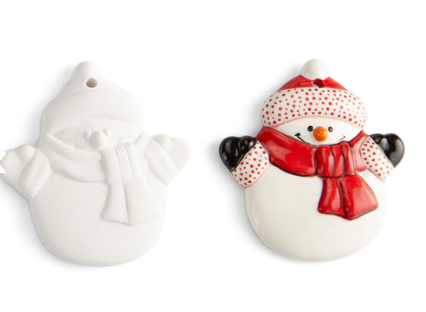 Snowman Flat Ornament