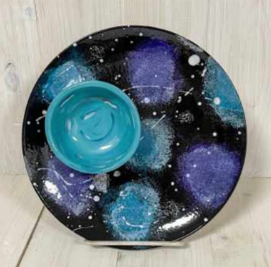 Summer Camp-Outer Space Snack Plate