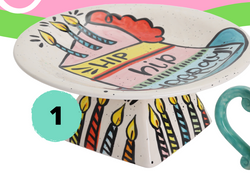 Summer Camp-Cake Plate