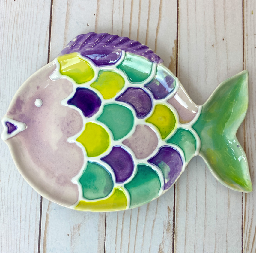 Summer Camp-Tropical Fish Plate