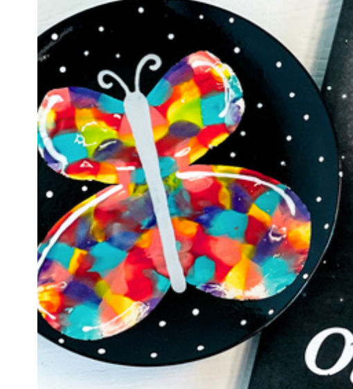 Summer Camp-Butterfly Plate