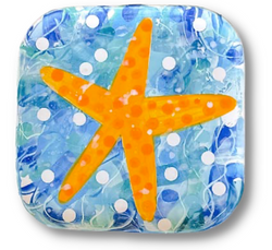 Summer Camp-Starfish Plate