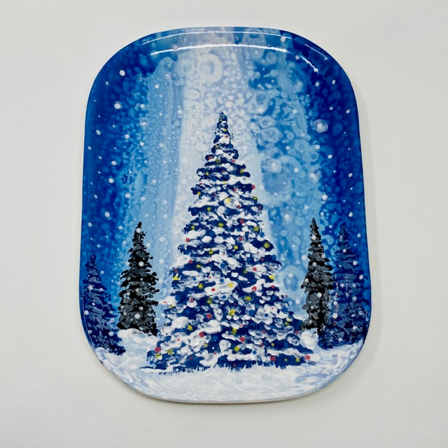 Winter Tree Platter